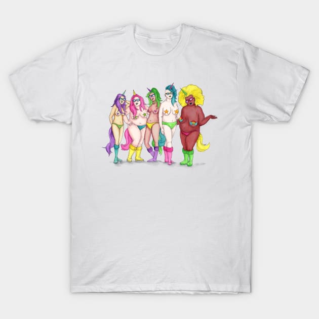 Unicorn Varieties T-Shirt by LVBart